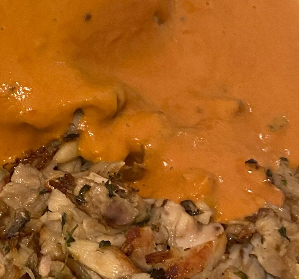 Sauce vinaigre bien nappante