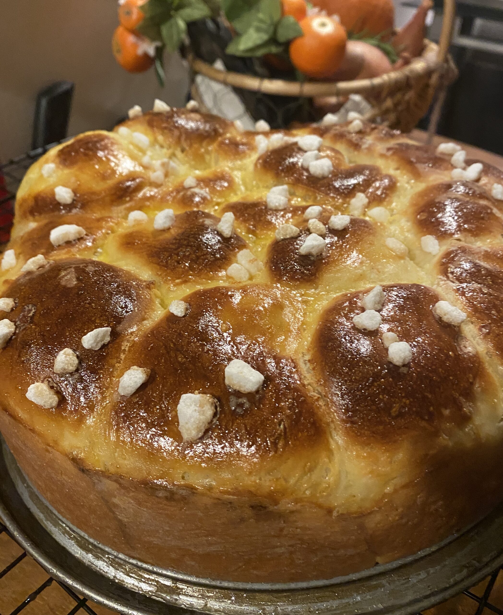 Brioche gourmande fourrée à la crème pâtissière