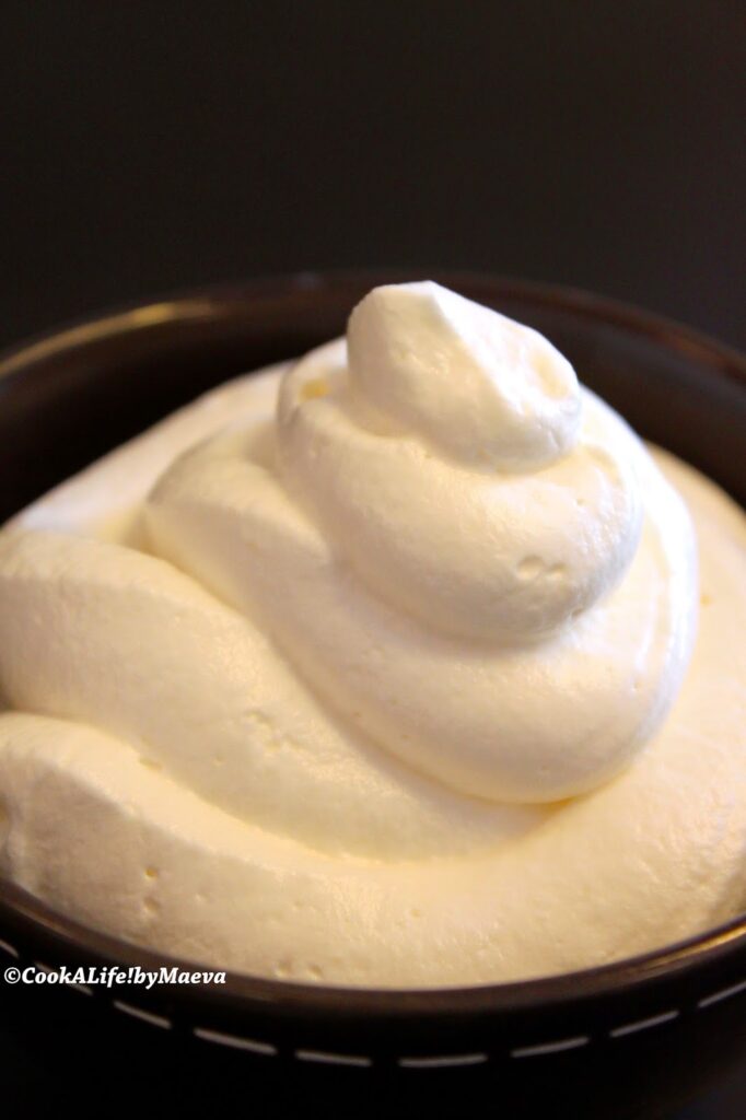Crème fouettée Mascarpone-Orange