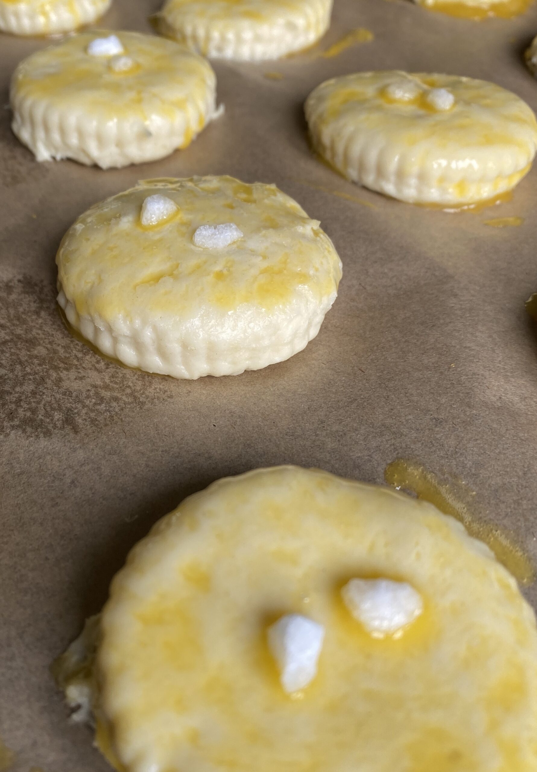 Scones avant cuisson