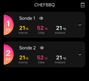 Application de cuisson à coeur