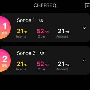Application de cuisson à coeur